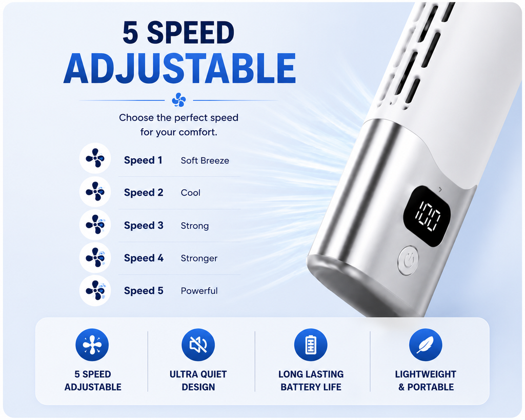Portable Neck Cooling Fan