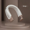 2026 Hanging Neck Fan 6000mah Portable Air Conditioner Type-C USB Rechargeable Air Cooler 5 Speed Electric For Summer